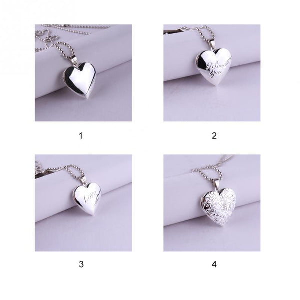 Heart Shaped Friend Lovers Women Valentine Lover Necklaces