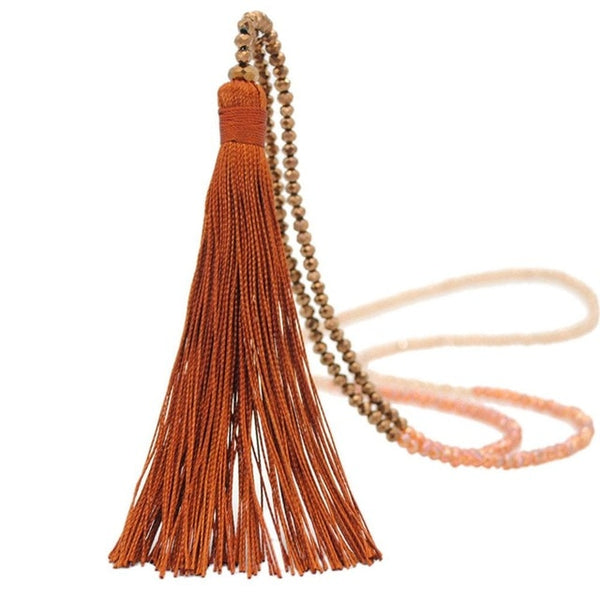 Vintage Long Tassel  Necklaces