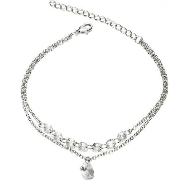 Fashion Crystal Multi layer Bracelet Jewelry