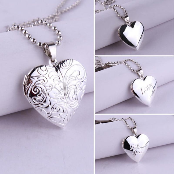 Heart Shaped Friend Lovers Women Valentine Lover Necklaces